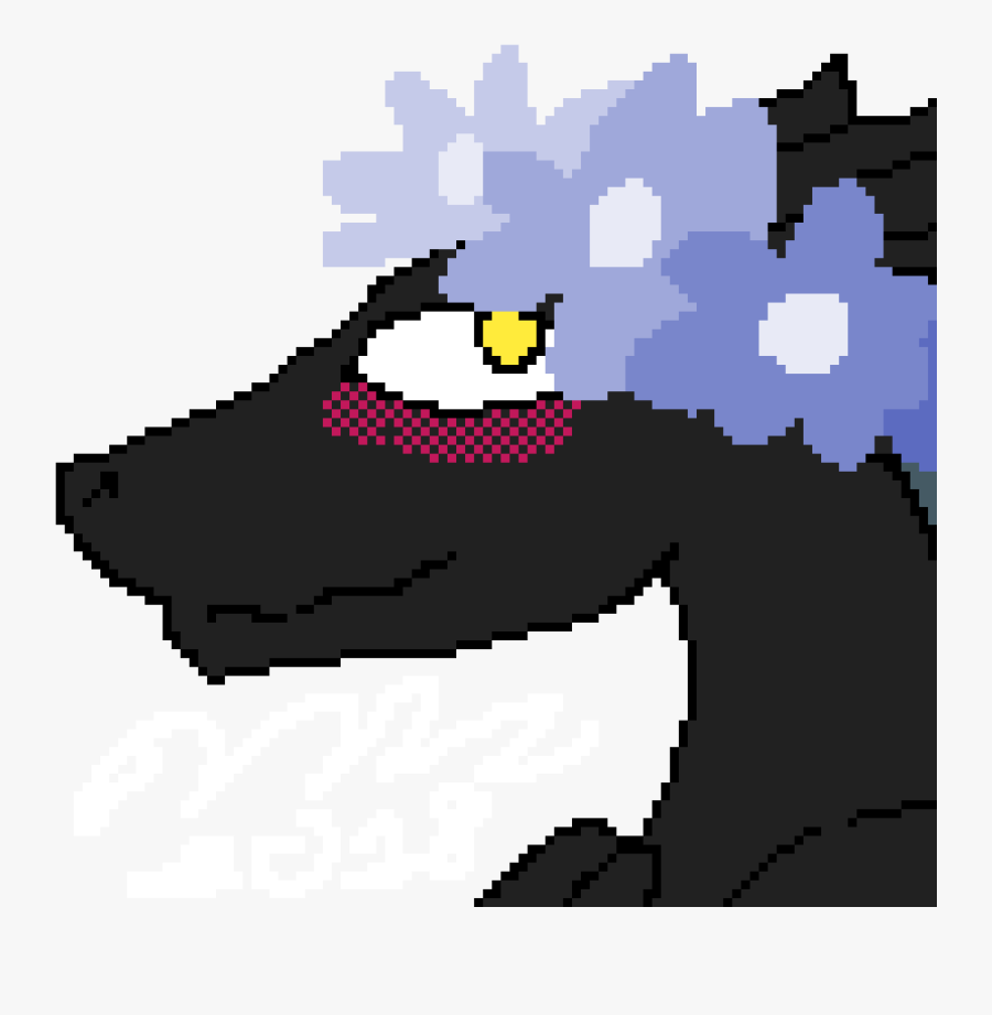 Flower Crown Godzilla - Cartoon, Transparent Clipart