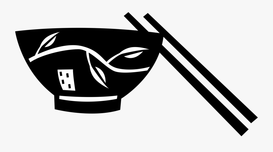 Transparent Rice Icon Png - Schale Mit Essstäbchen, Transparent Clipart