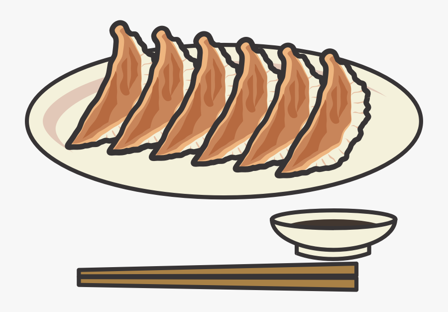 Gyoza, Transparent Clipart