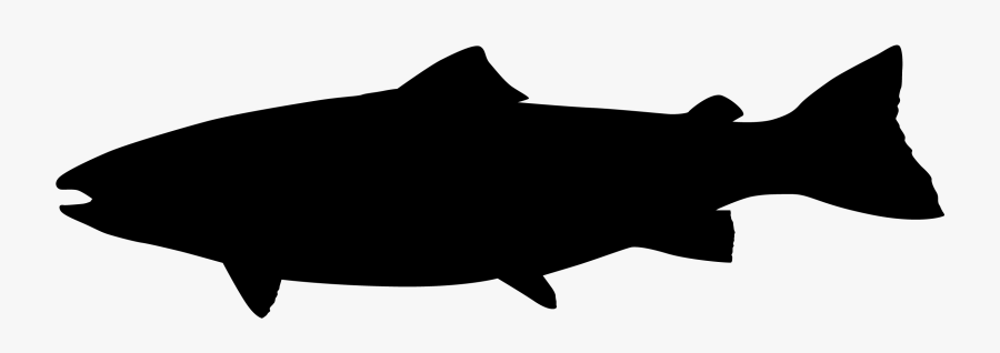 Fishing Rods Silhouette Clip Art - Shark, Transparent Clipart
