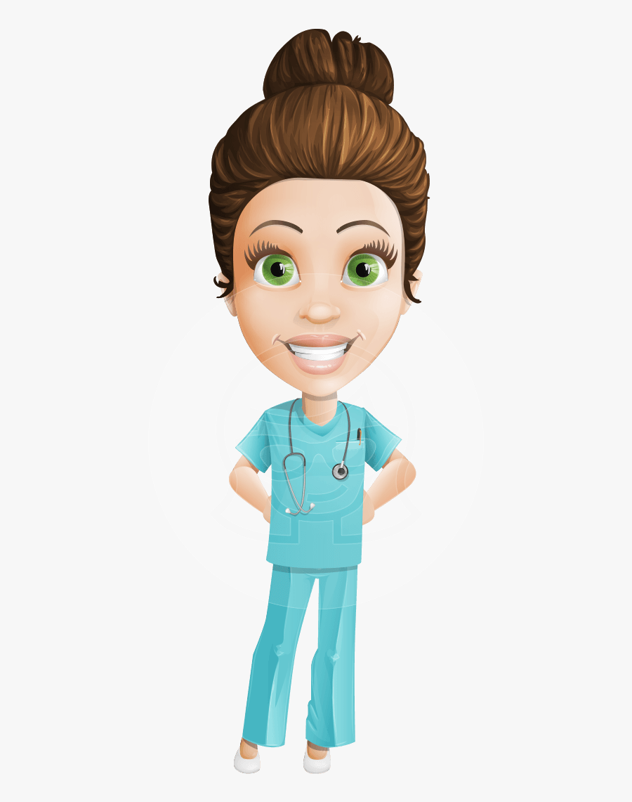 Cartoon Nurse Pics Image - Nurse Cartoon Character, Transparent Clipart