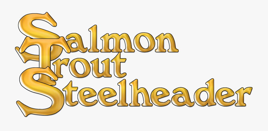 Salmon Trout Steelheader Logo, Transparent Clipart