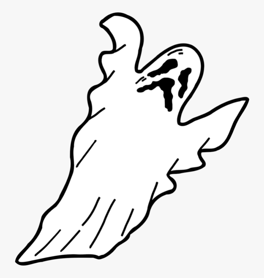 Ghost Scary For Halloween Spooky Clipart Free Images - Scary Ghost Clipart, Transparent Clipart