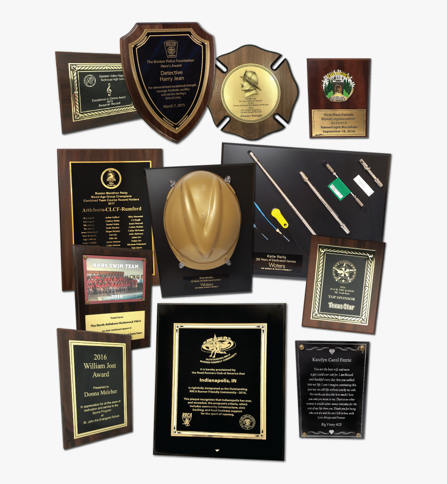 Transparent Trophies Clipart - Award Plaques And Medals, Transparent Clipart