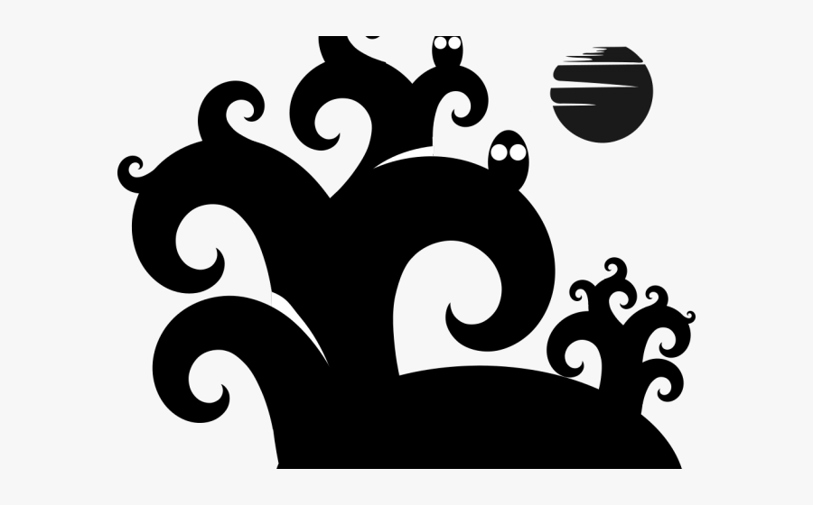 Transparent Forest Clipart - Png Halloween Vector Free, Transparent Clipart