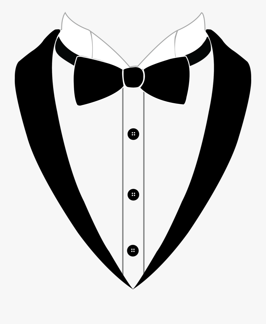 Suit Clipart Suit And Tie - Bow Tie Suit Clipart, Transparent Clipart