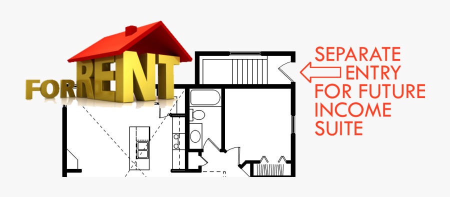 Legal Suites New Homes Saskatoon - Rented House, Transparent Clipart
