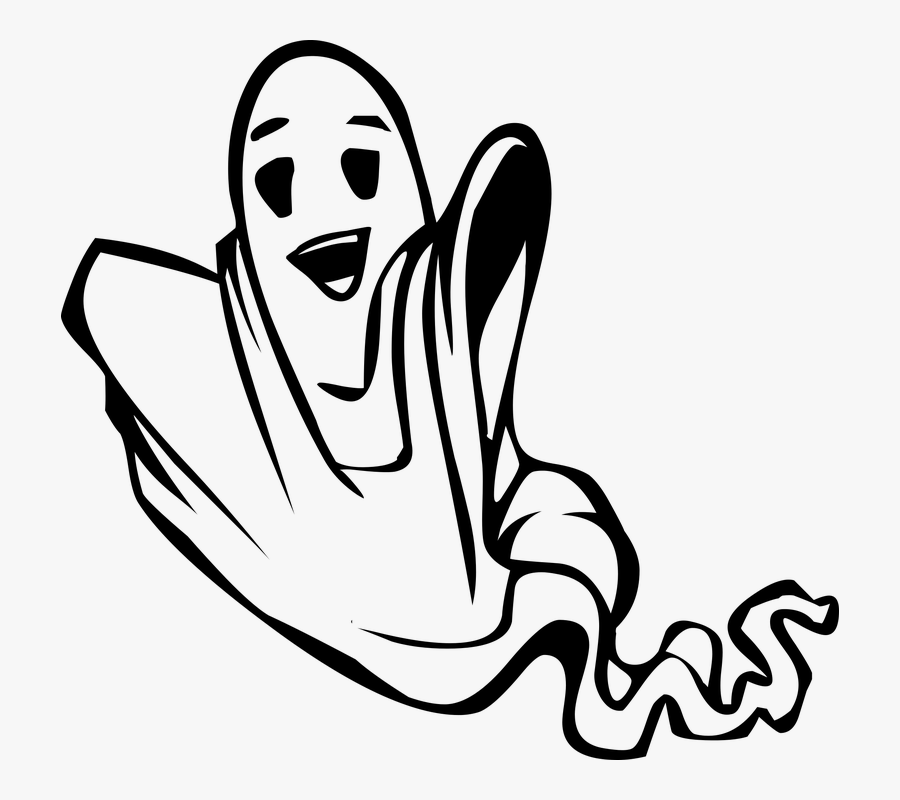 Ghost Halloween Library Spooky Transparent Png Images - Scary Ghost Clipart, Transparent Clipart