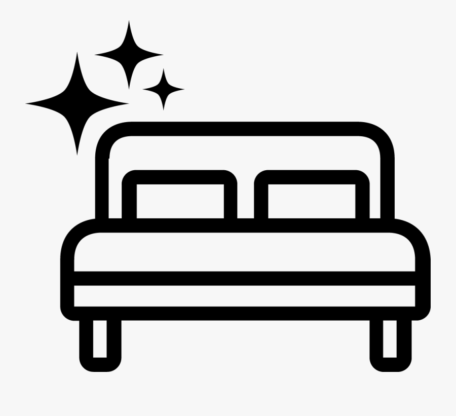 Sofa Bed Icon, Transparent Clipart