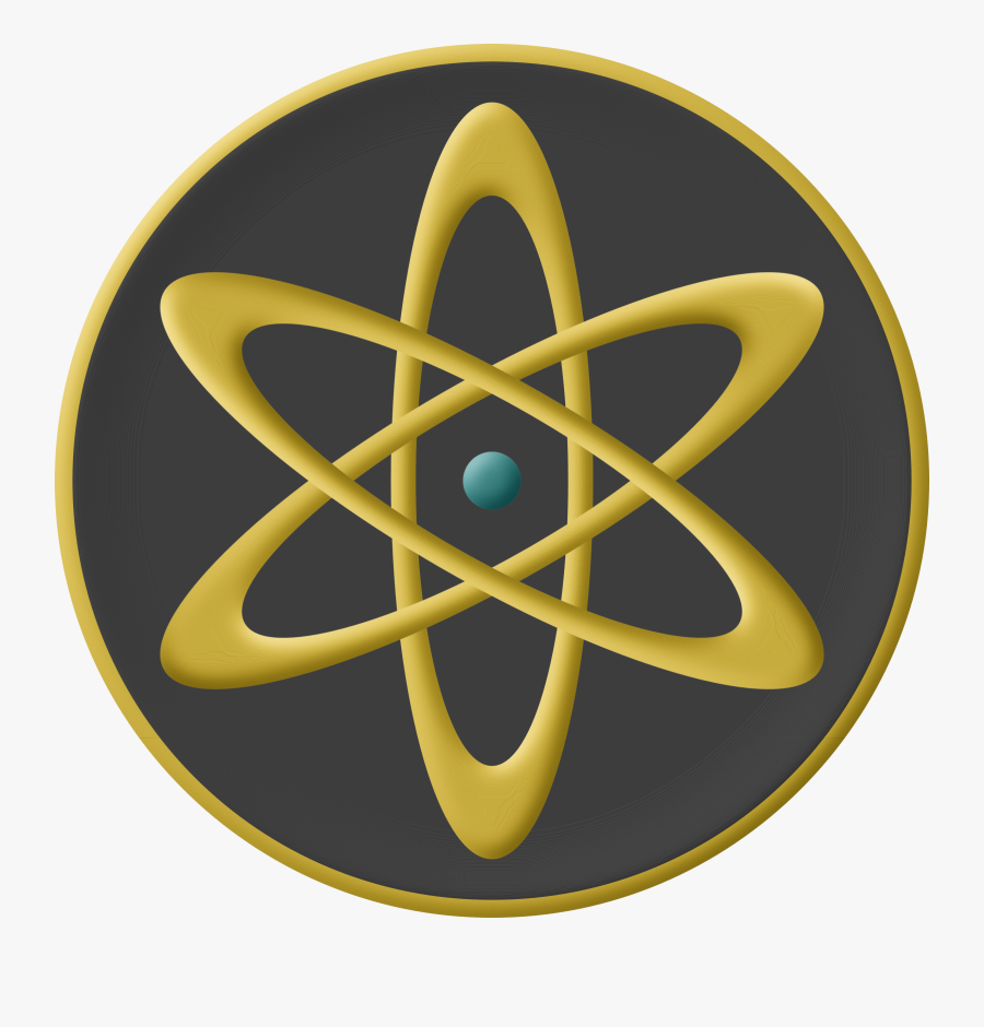 Symmetry,symbol,yellow - Atom Clipart, Transparent Clipart