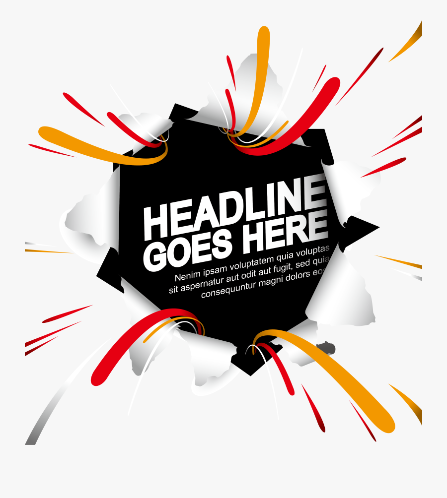 Torn Effect Paper Euclidean Tears Vector Clipart - Graphic Design, Transparent Clipart