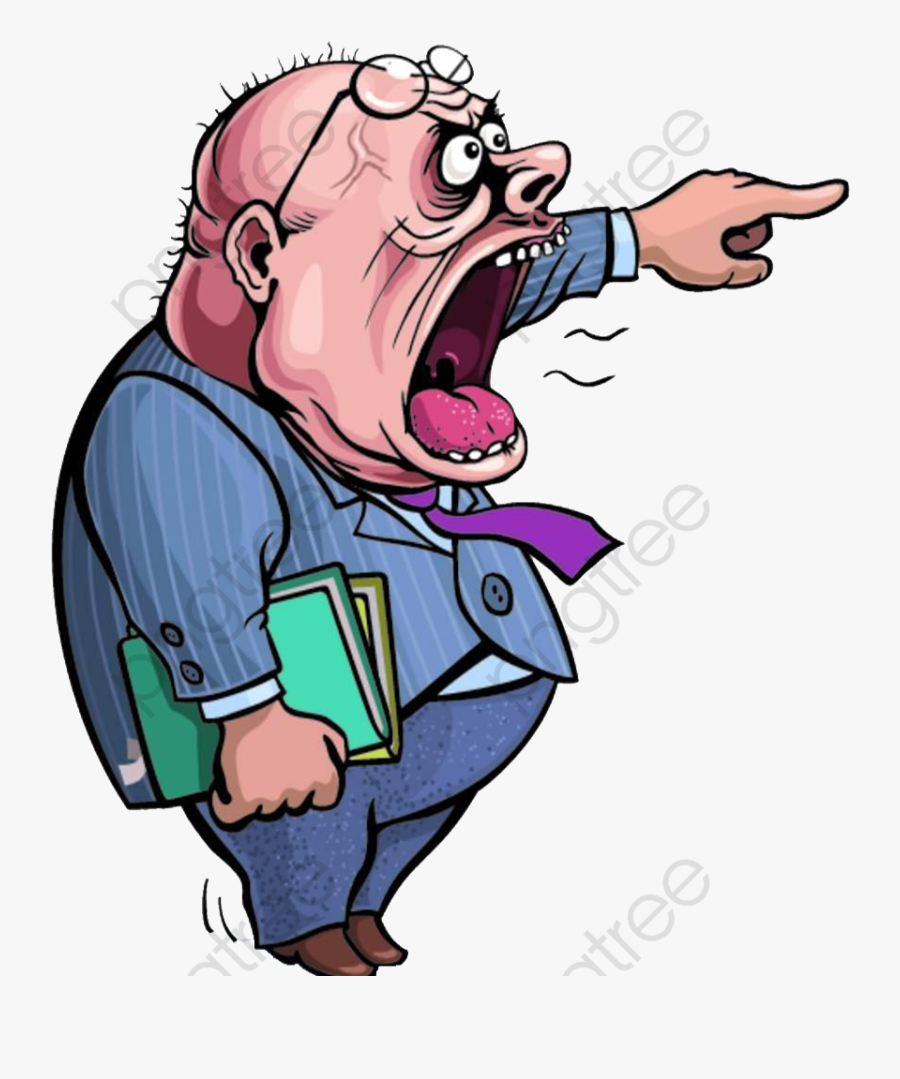 Angry Boss - Angry Boss Clipart, Transparent Clipart