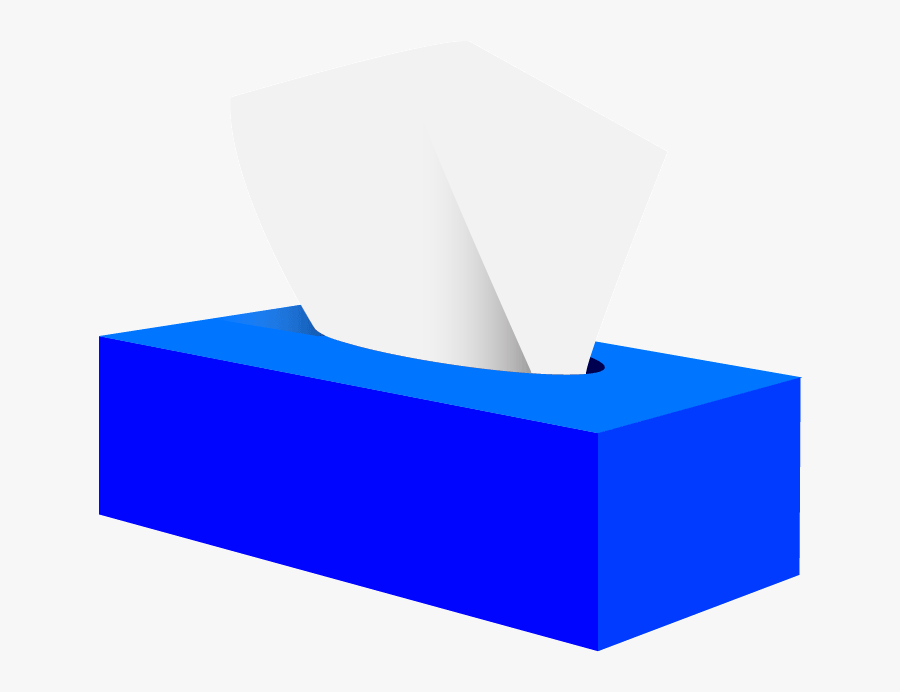 Transparent Tears Clipart - Transparent Tissue Box Cartoon, Transparent Clipart