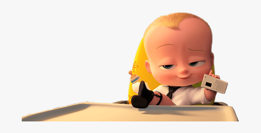 Boss Baby Feet Up - Big Boss Baby, Transparent Clipart