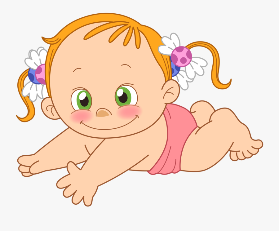 Infant Clipart 10 Friend - Crawling Baby Girl Clipart, Transparent Clipart