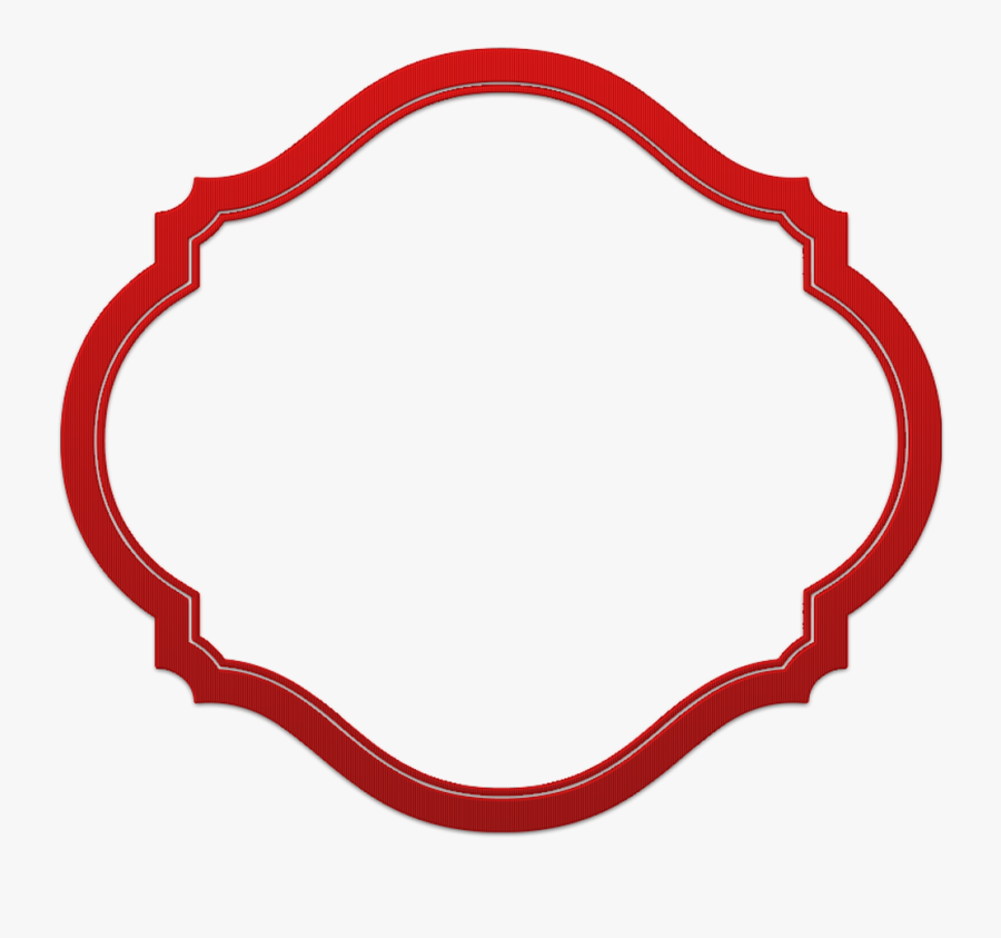 Red European Border Transparent - Bordas Png, Transparent Clipart