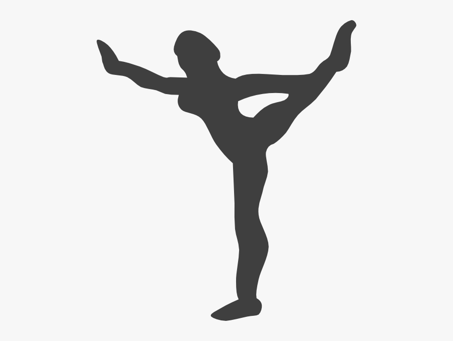 Legs Stretch Clipart Black And White , Png Download - Gymnastics Cartoon, Transparent Clipart