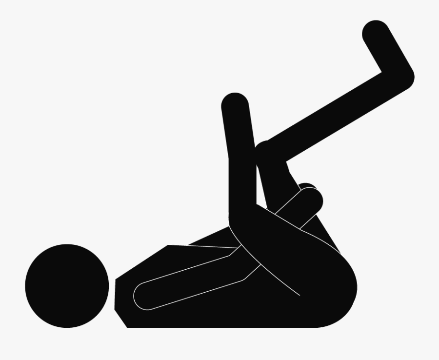 Buttocks Spread, Legs Crossed Above Waist, Transparent Clipart