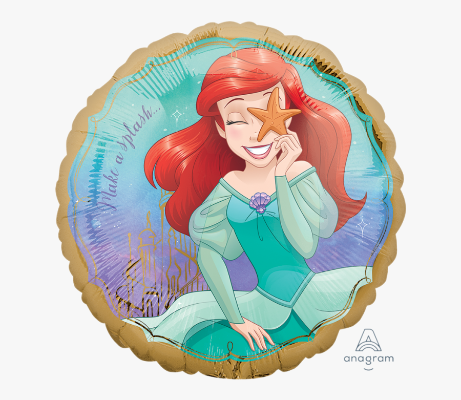 Disney Princess Ariel Plate, Transparent Clipart