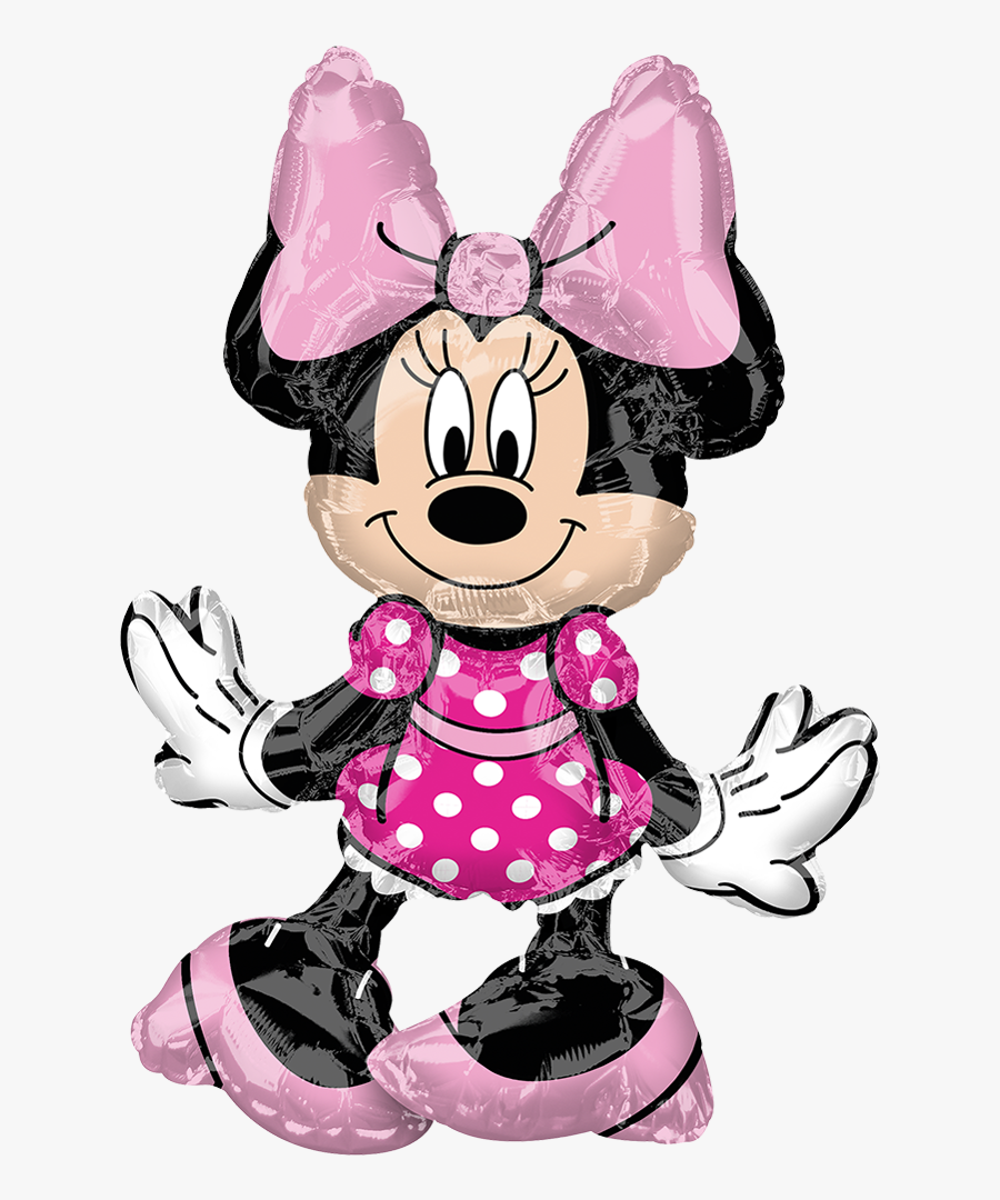 Minnie Mouse Balloons, Transparent Clipart