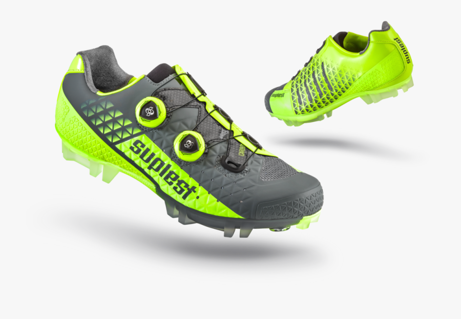A Premium Swiss Cycling Shoe Company Clip Free Stock - Suplest Edge3 Pro Mtb Yellow, Transparent Clipart