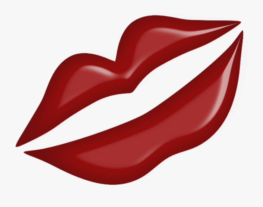 Free Png Download Red Kiss Lips Png Images Background - Clipart Lips Png, Transparent Clipart
