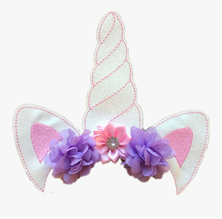 #unicorn #ears #unicorntears #tears #flower #crown - Hydrangea, Transparent Clipart