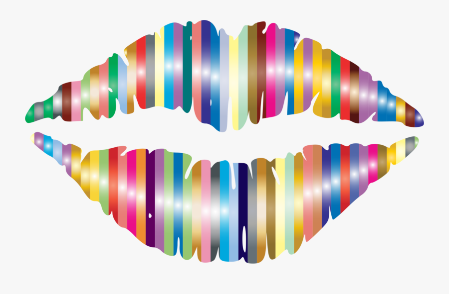 Purple,line,symmetry - Lips, Transparent Clipart