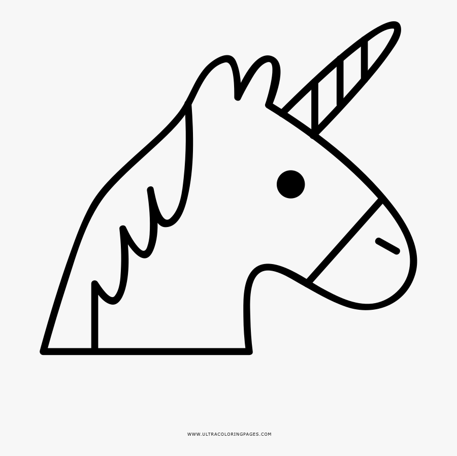 Unicorn Coloring Page - Disegni Degli Unicorni Da Colorare, Transparent Clipart