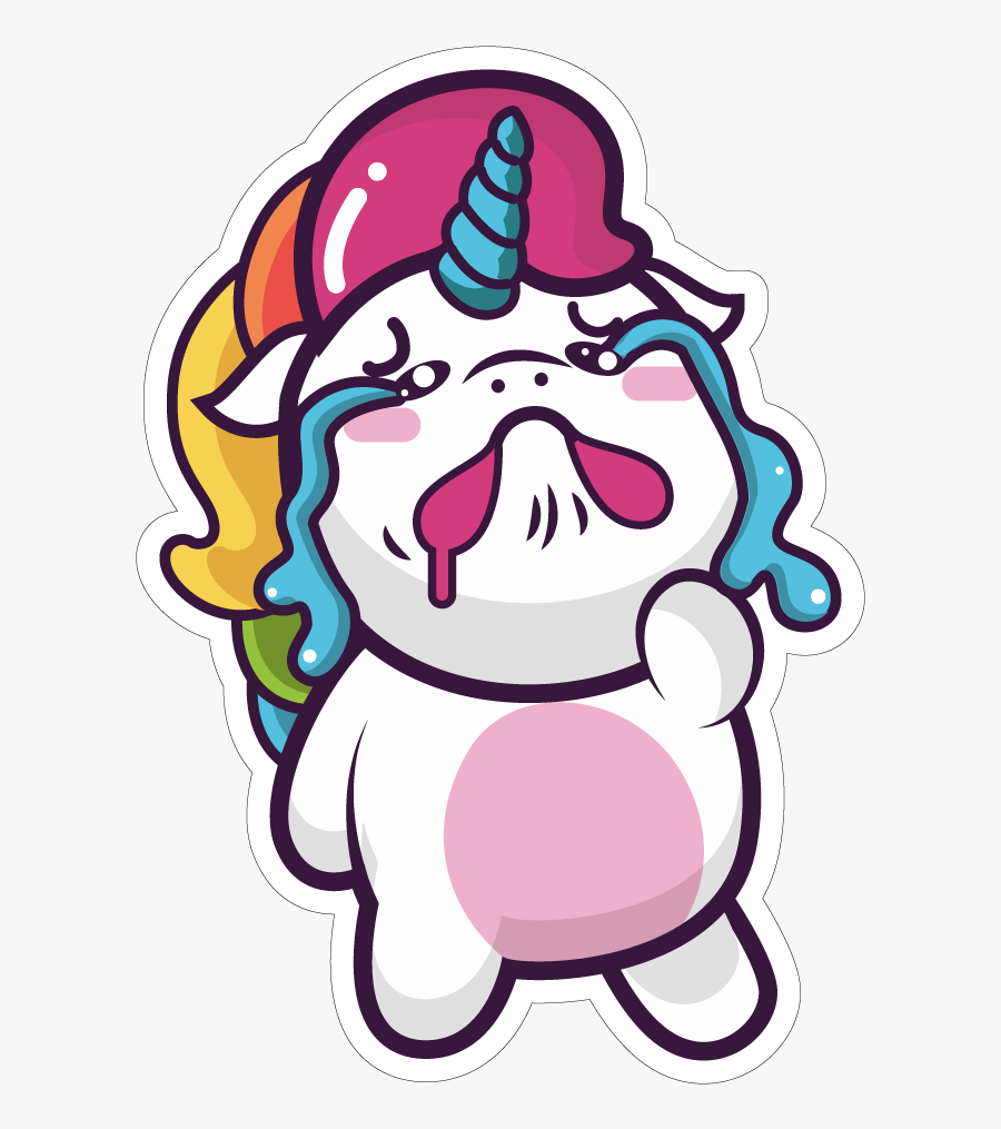 Collection Cute Things - Sad Unicorn, Transparent Clipart