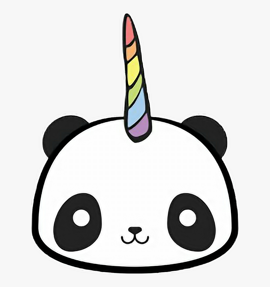 Drawing Pandas Unicorn Transparent Png Clipart Free - Unicorn Kawaii Panda, Transparent Clipart