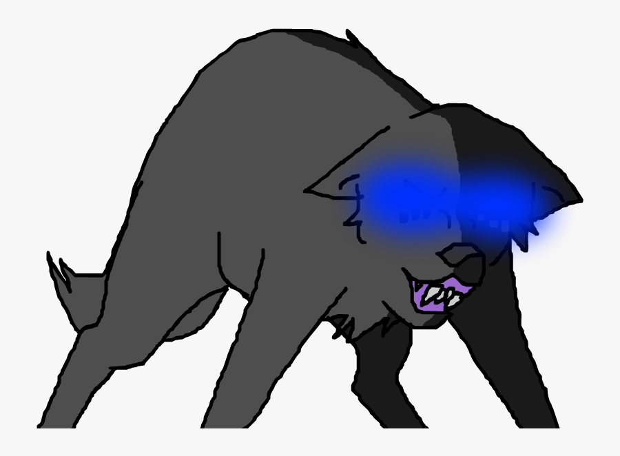 Alador From Wolf Song With Glowing, Blue Eyes, Snarling - Alador Wolf Song, Transparent Clipart