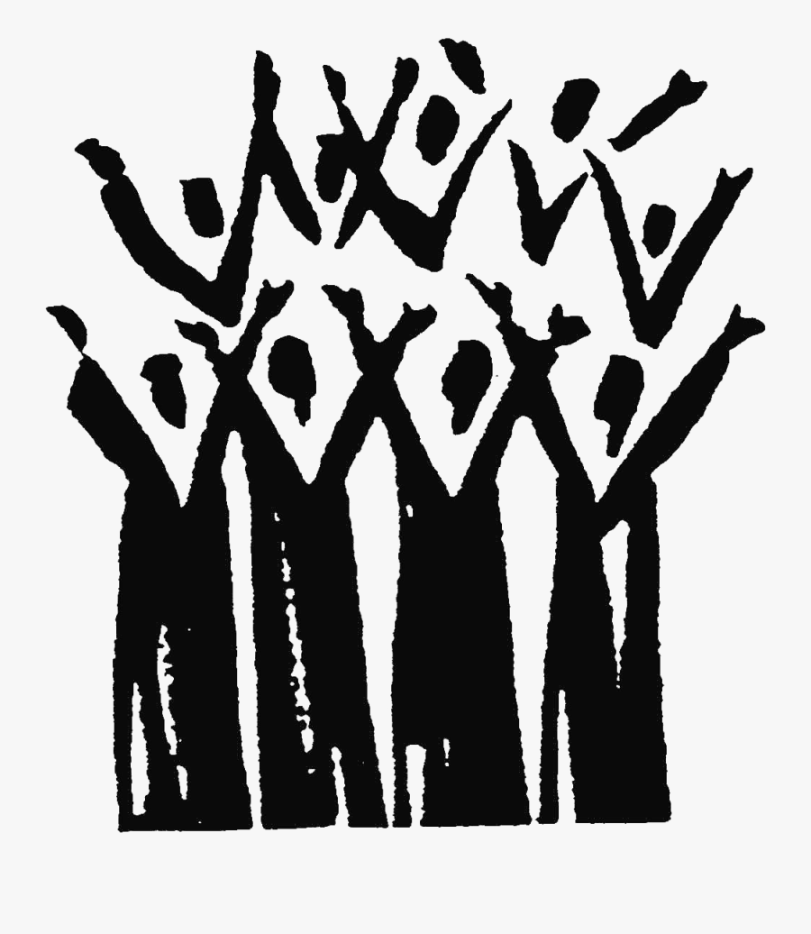 Transparent Concert Crowd Clipart - Choir Clip Art, Transparent Clipart