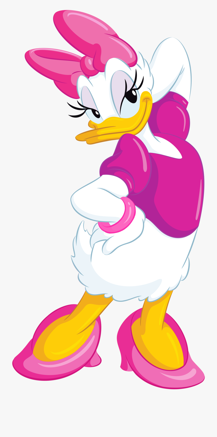 Donald Duck Clipart Minnie - Daisy Duck High Resolution, Transparent Clipart
