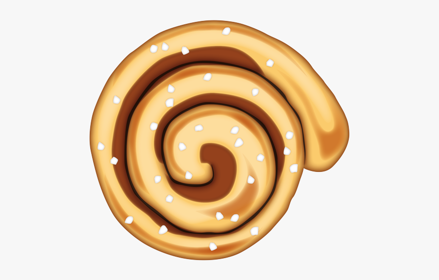 Cinnamon Roll Lineart - Cinnamon Roll Emoji, Transparent Clipart