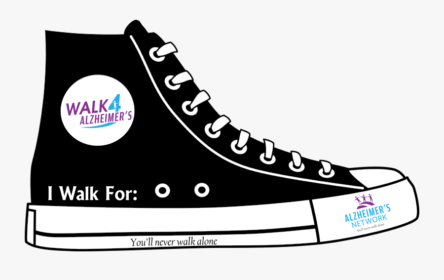 Cartoon Images Of Shoes - Black And White Converse Sticker, Transparent Clipart