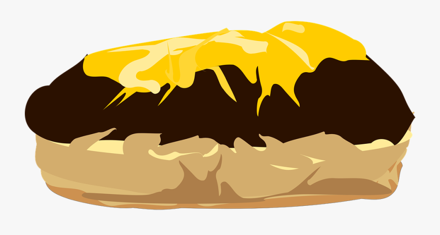 Chocolate Custard Bun Clipart Icon Png - Gambar Roti Vektor, Transparent Clipart