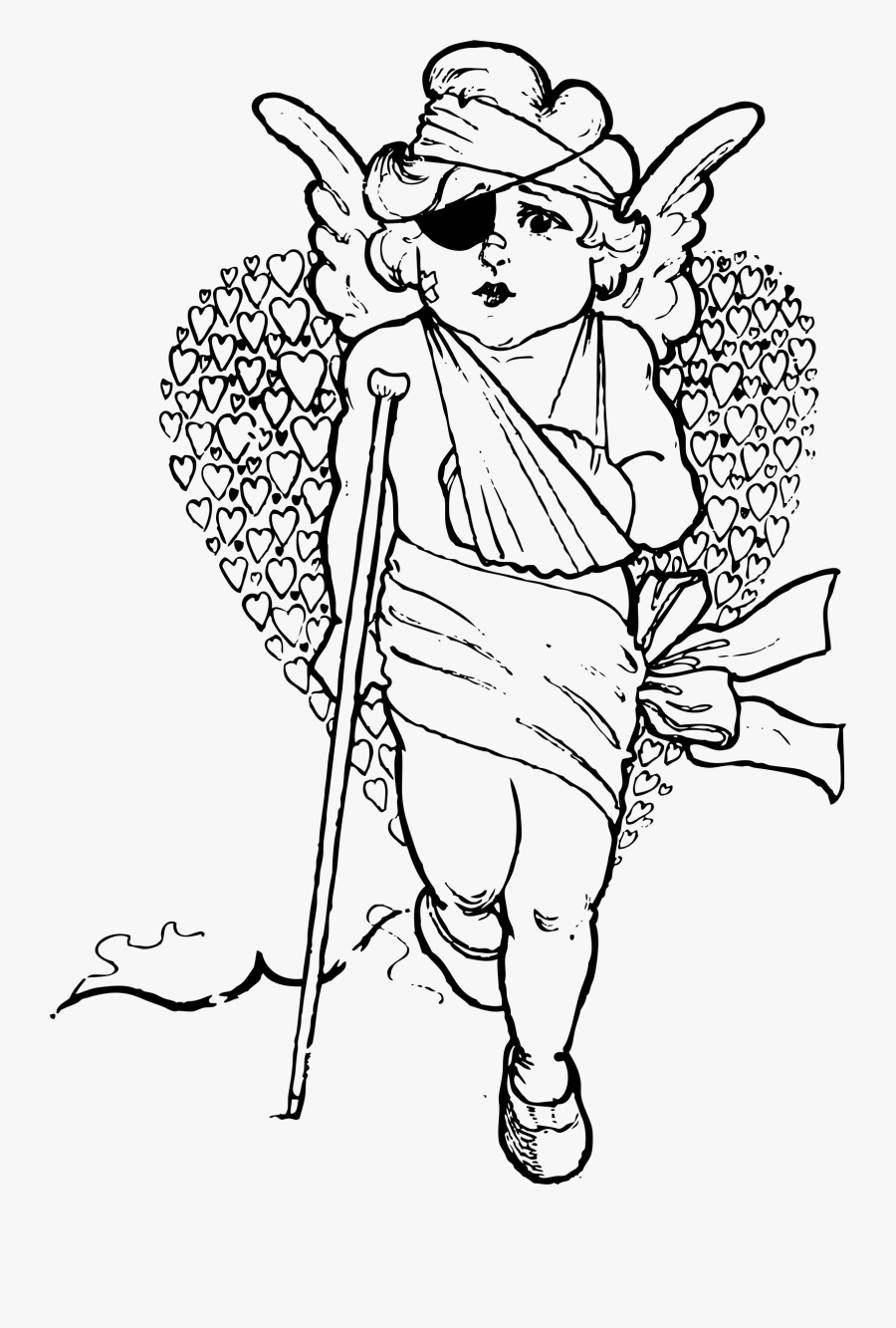 Cupid Clip Art Download - Cupid Hurt, Transparent Clipart