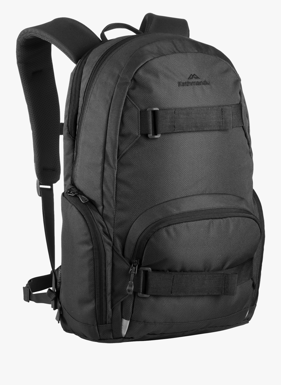 Kathmandu Black Backpack Png Image - Backpack Png, Transparent Clipart