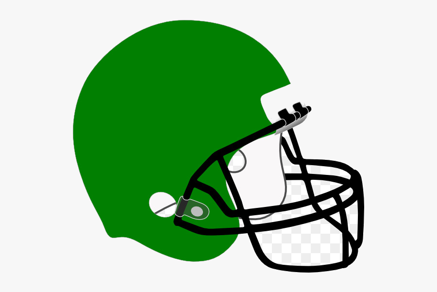 Football Helmet Green Clipart Nfl New England Patriots - Red Football Helmet Clipart, Transparent Clipart