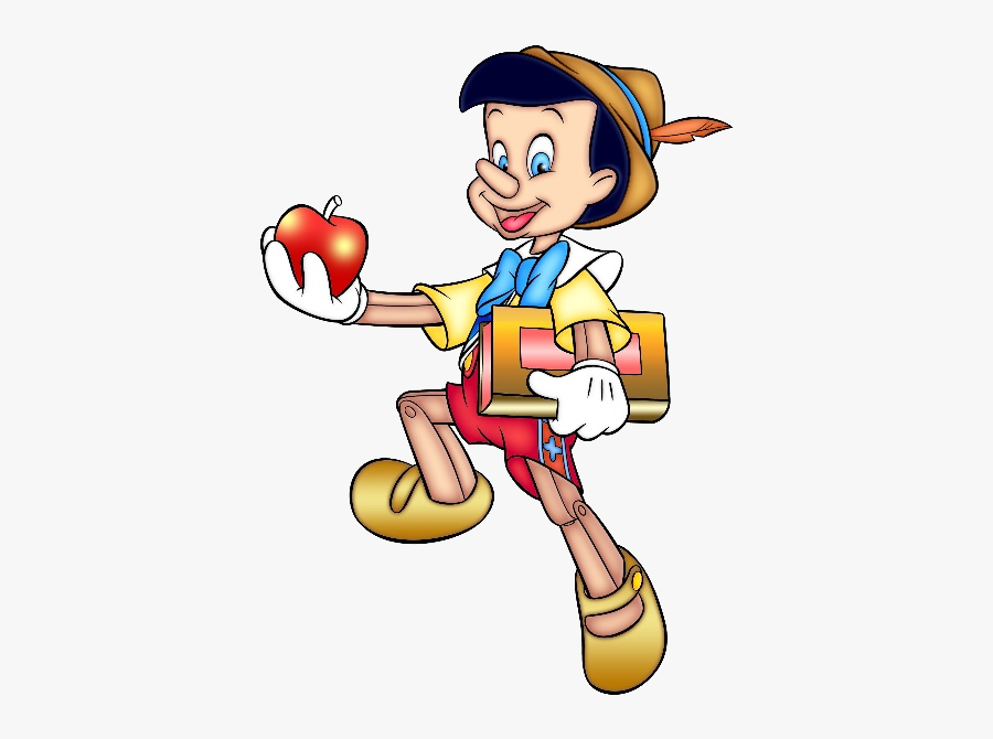Pinocchio Images Page - Pinocchio Going To School, Transparent Clipart