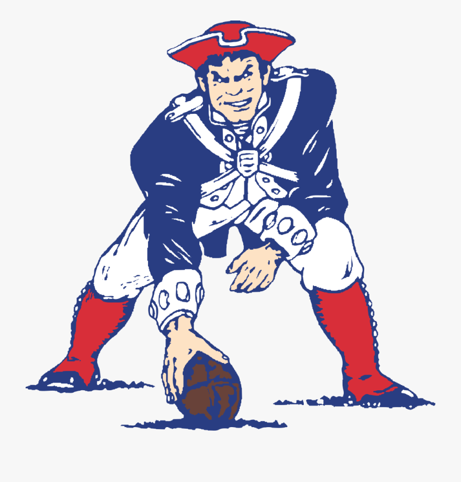 Sports - New England Patriots Old Logo, Transparent Clipart