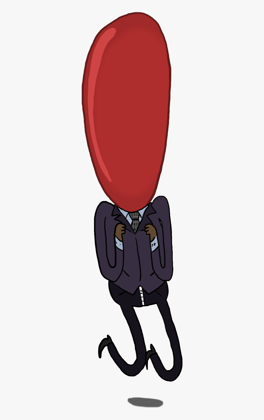 Balloon Head My Toons Gif - Big Head Ego Gif, Transparent Clipart