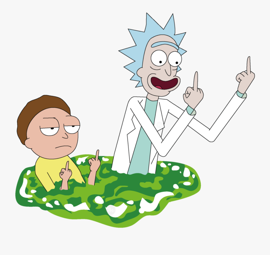Png Rick And Morty Ohne Schat - Rick And Morty Png, Transparent Clipart