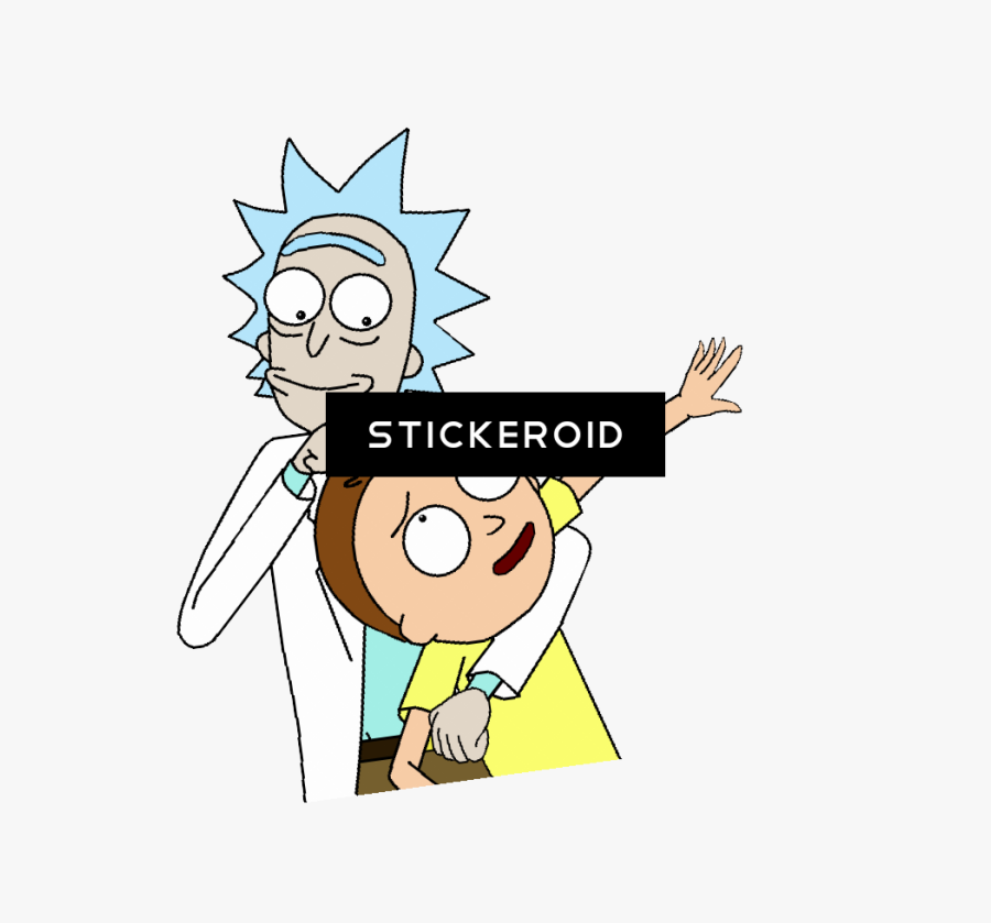 Rick And Morty - Rick And Morty Smiling, Transparent Clipart