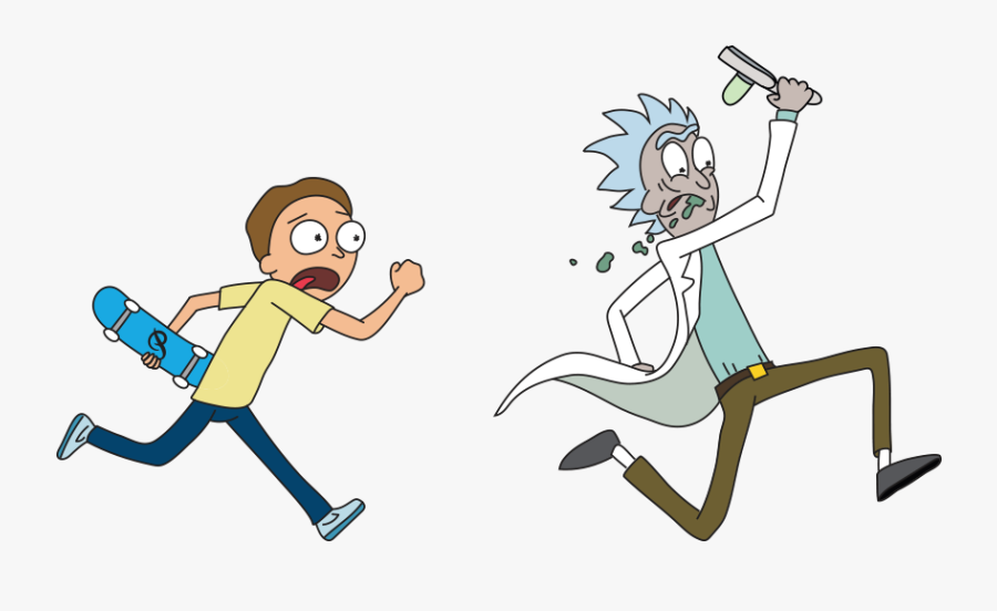 Portal Clipart Rick And Morty - Rick And Morty X Primitive Skate , Free Tra...
