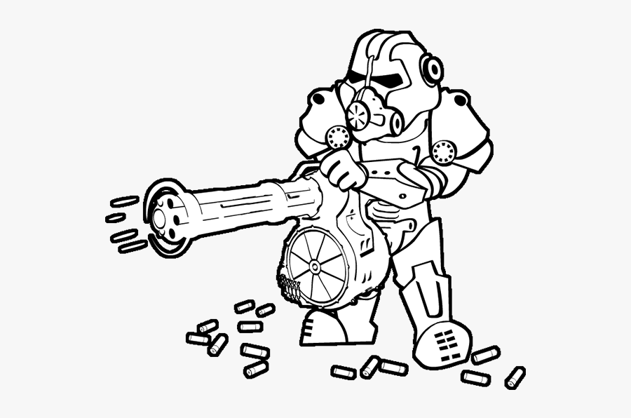 Transparent Nuke Clipart - Printable Fallout Coloring Pages, Transparent Clipart