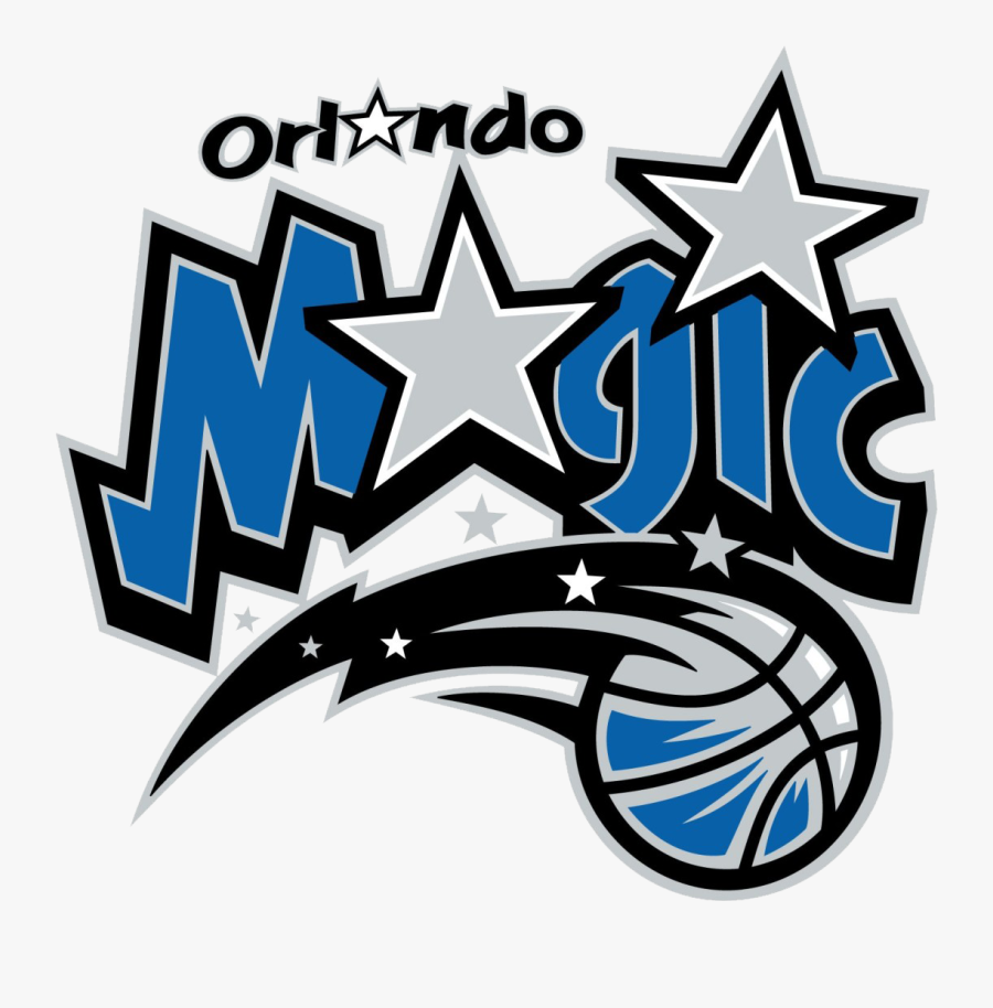 Orlando Magic Retro Logo, Transparent Clipart