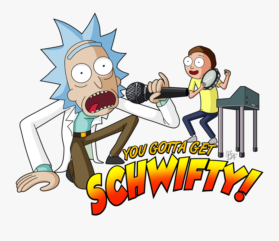 Rick And Morty Clipart Schwifty - Rick And Morty Lets Get Shwifty, Transparent Clipart