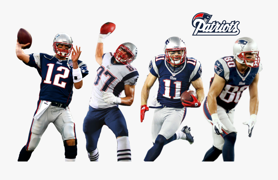 England Season Nfl Bowl Li Xlix Patriots Clipart - Tom Brady Julian Edelman Rob Gronkowski Danny Amendola, Transparent Clipart